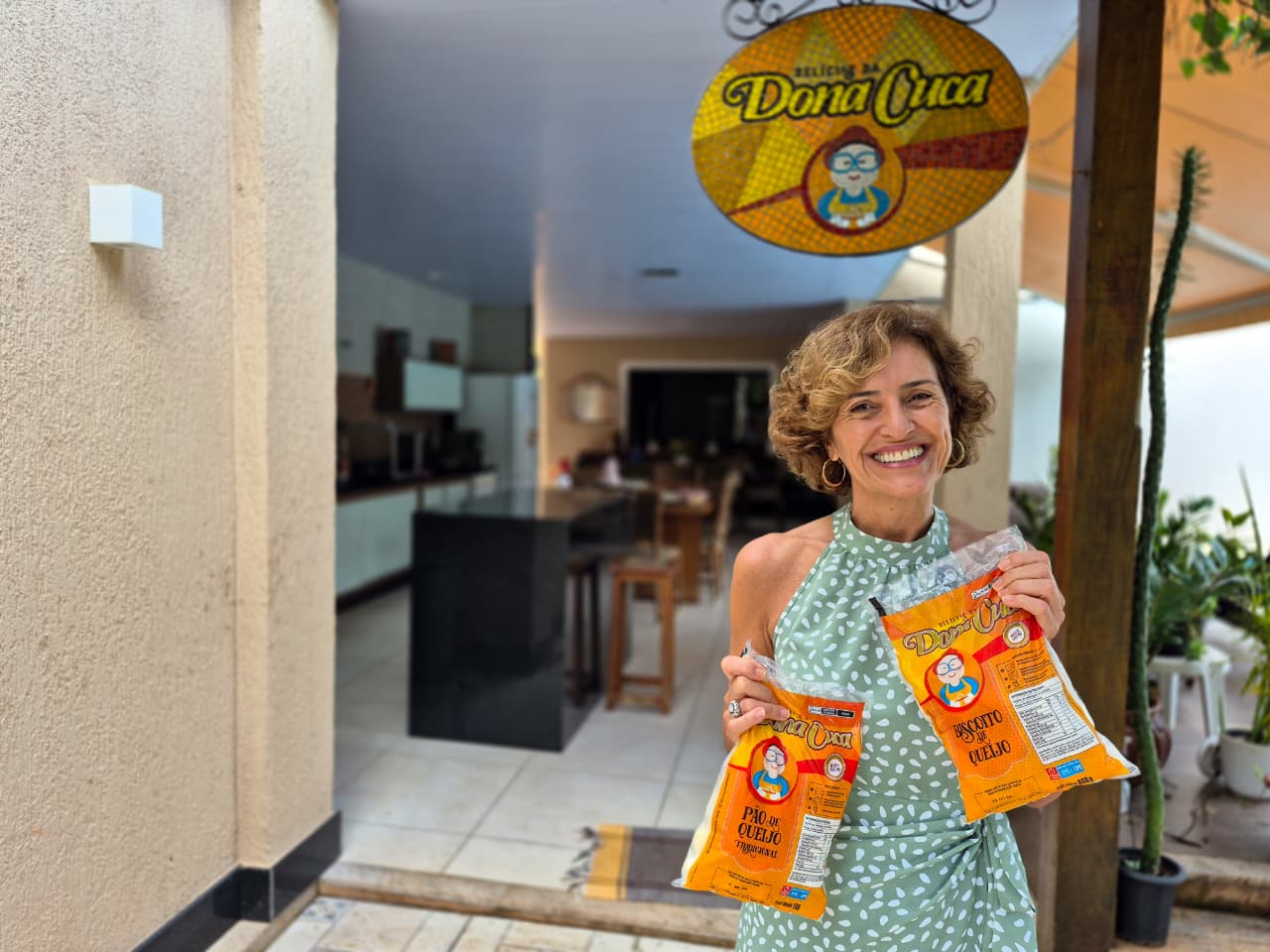 Andrea Ribas, proprietária da Dona Cuca Pão de Queijo
