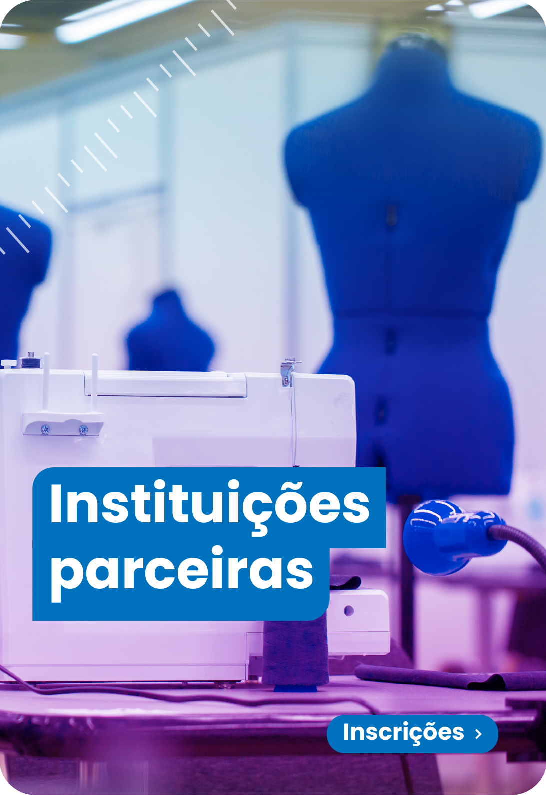 Instituição parceira, clique aqui e se inscreva.